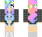 girl with dyed hair