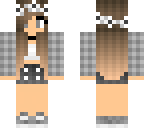 gray choker girl