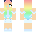 kawaii rainbow kitty