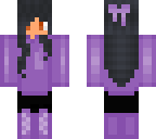 purple winter outfit