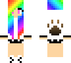 rainbow bear girl