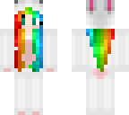 rainbow bunny girl