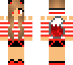 red cute fox girl