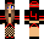 red cute girl