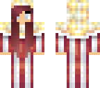 red hair popcorn