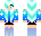shiny blue girl