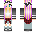 tumblr girl purple highlights