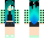 blue cat girl