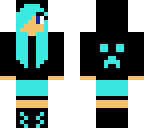 blue creeper girl
