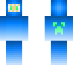 blue dino suit
