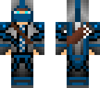 blue ninja glowing eyes