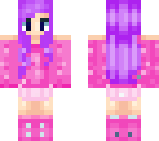 cute purple and pink girl