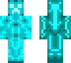 electric neon blue creeper