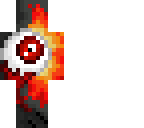 flaming eyeball