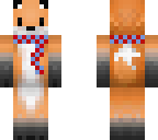 fox with scarf