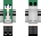girl with green hair