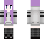 girl with purple hair