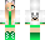 green wolf girl