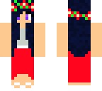 katherine2233 in a red dress with white and gray