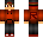 orange and red flat cap guy