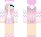 pink winter girl