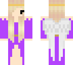 purple chibi angel