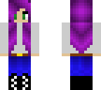 purrple hair girl