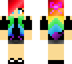 rainbow girl