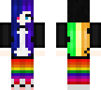 rainbow penguin girl