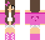 slime girl pink