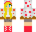 blond cake girl