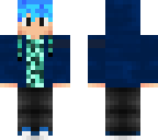 blue hair me