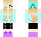 cute blue and purple