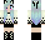 cute cat girl with bow