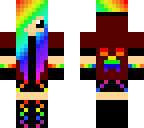 cute rainbow girl