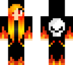 emo fire girl