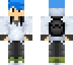 finished blue hair boy