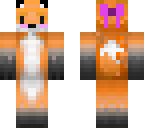 fox with bow