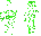 green dot man