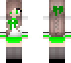 green school girl