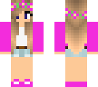 magenta girl
