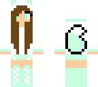 mint fox girl