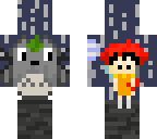 my neighbor totoro pixelart