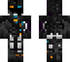 orange-blue cyborg