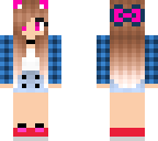 pink and blue girl