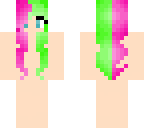 pink and green hair base