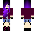 purple hair girl