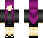 purple haired chibi black jacket read desc