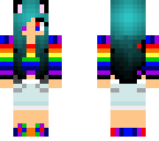 rainbow girl