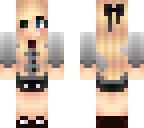 robot girl with differnt eyes
